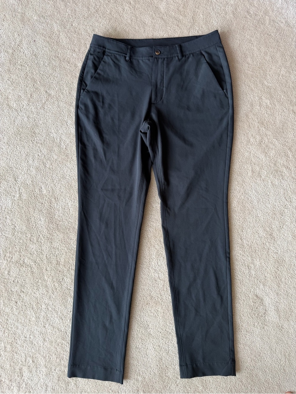 Levelwear Classic Straight Fit Black Athletic Pants